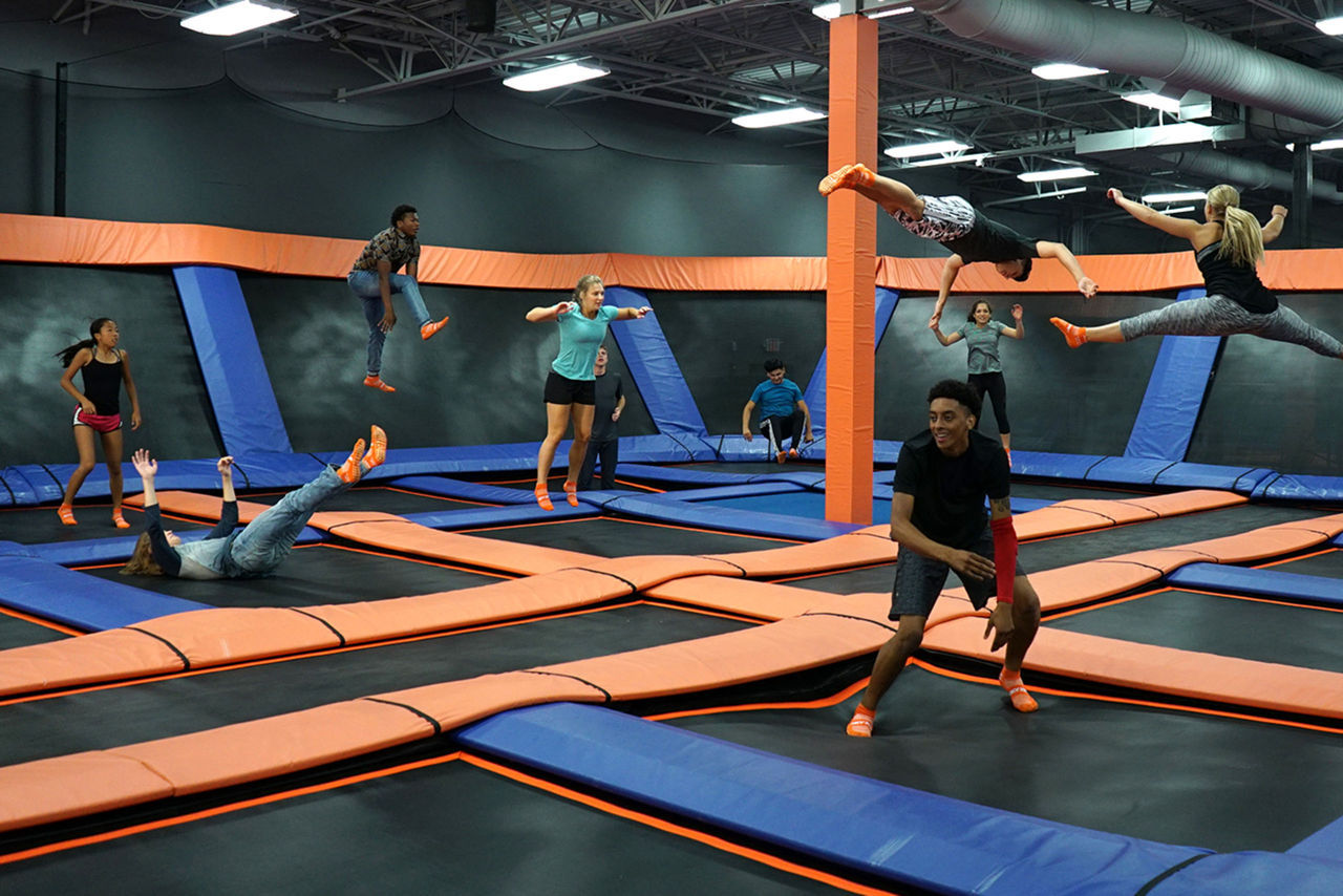 Ninja Obstacle Course for Warriors | Sky Zone Trampoline Park+